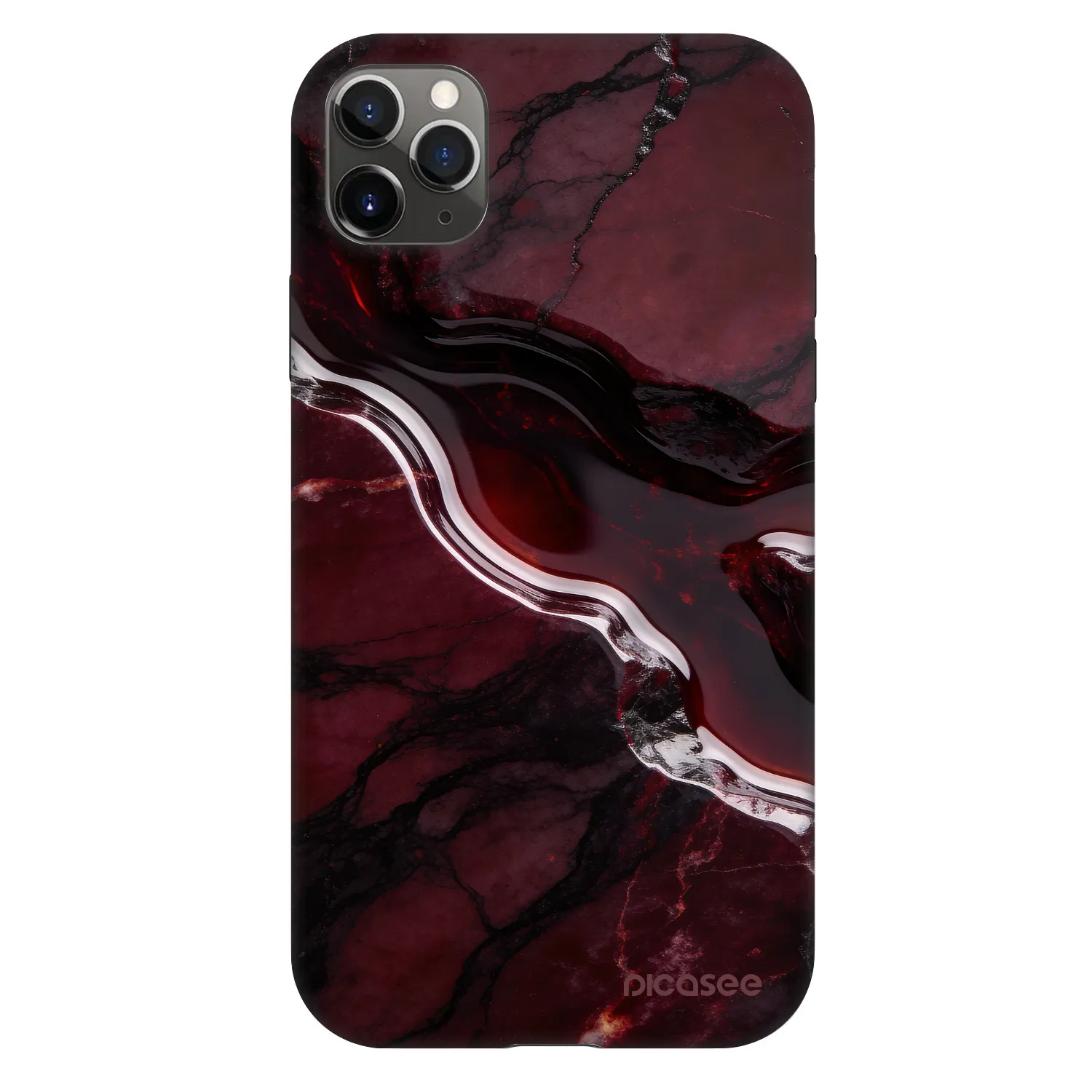 Picasee Fashion Case Apple iPhone 11 Pro Max - Cherry stone