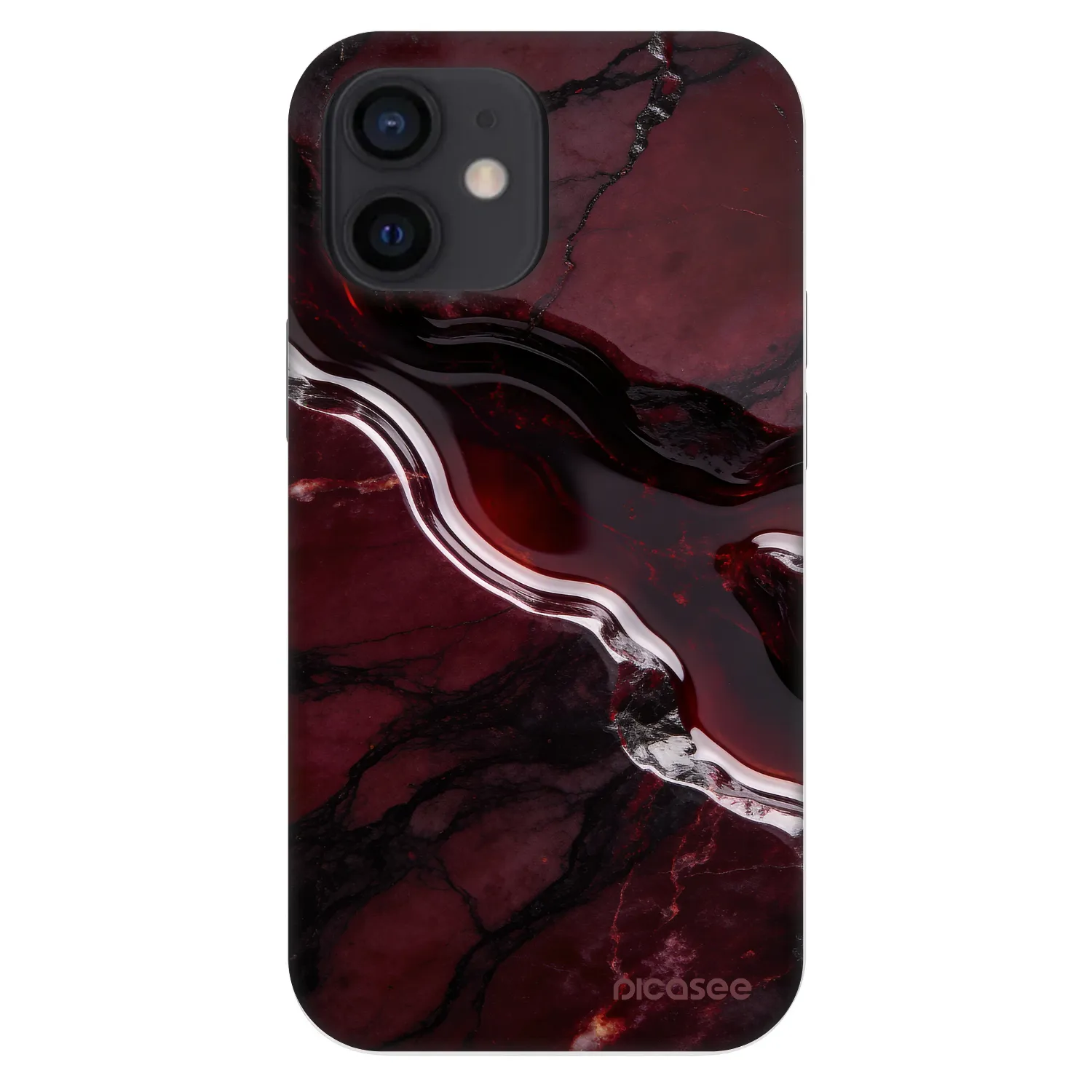 Picasee Fashion Case Apple iPhone 12 mini - Cherry stone