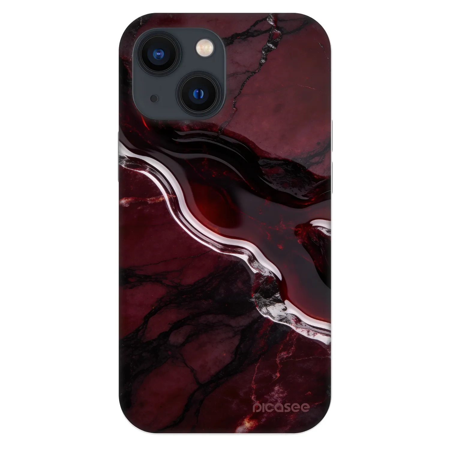 Picasee Fashion Case Apple iPhone 13 mini - Cherry stone