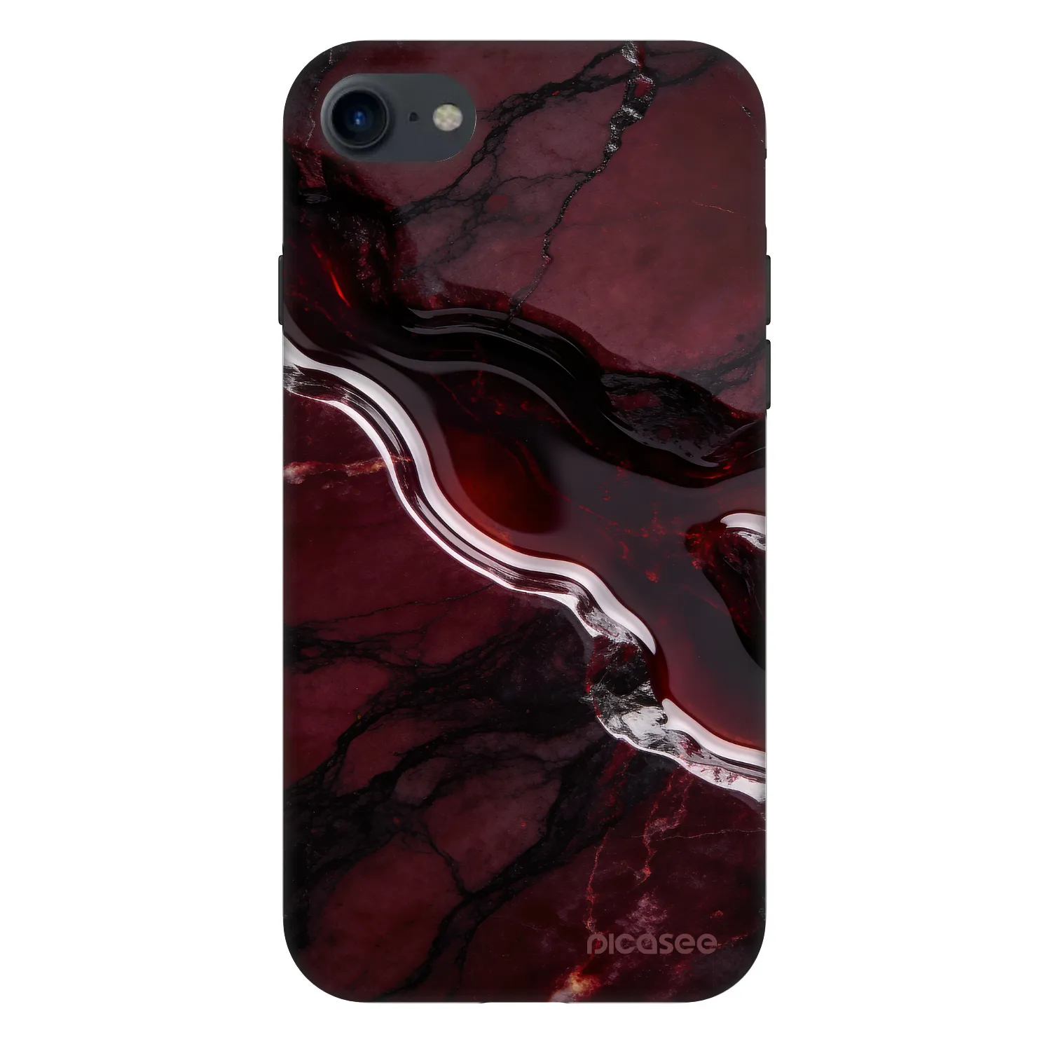 Picasee Fashion Case Apple iPhone 8 - Cherry stone