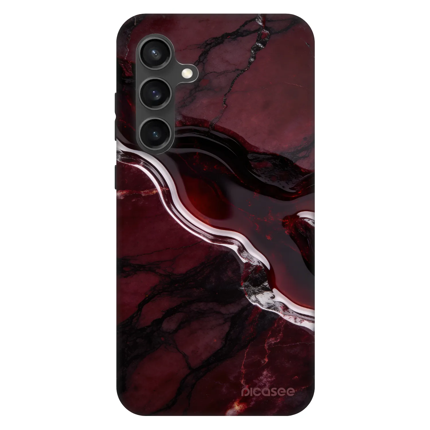 Picasee Fashion Case Samsung Galaxy S24 FE S721B - Cherry stone