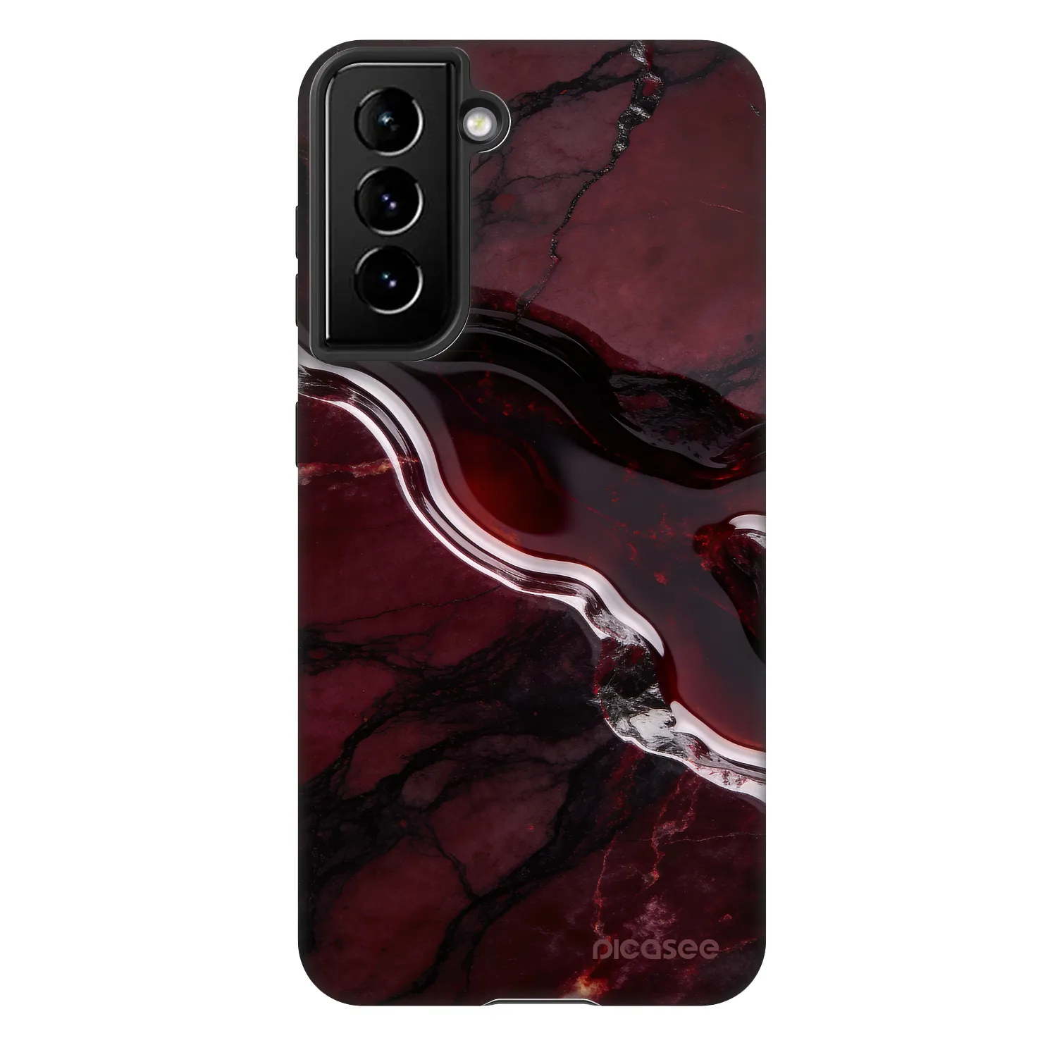 Picasee Fashion Case Samsung Galaxy S22 5G - Cherry stone
