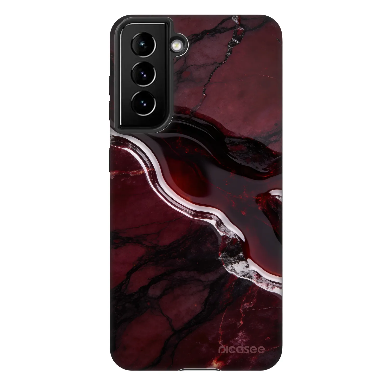 Picasee Fashion Case Samsung Galaxy S21 FE 5G - Cherry stone