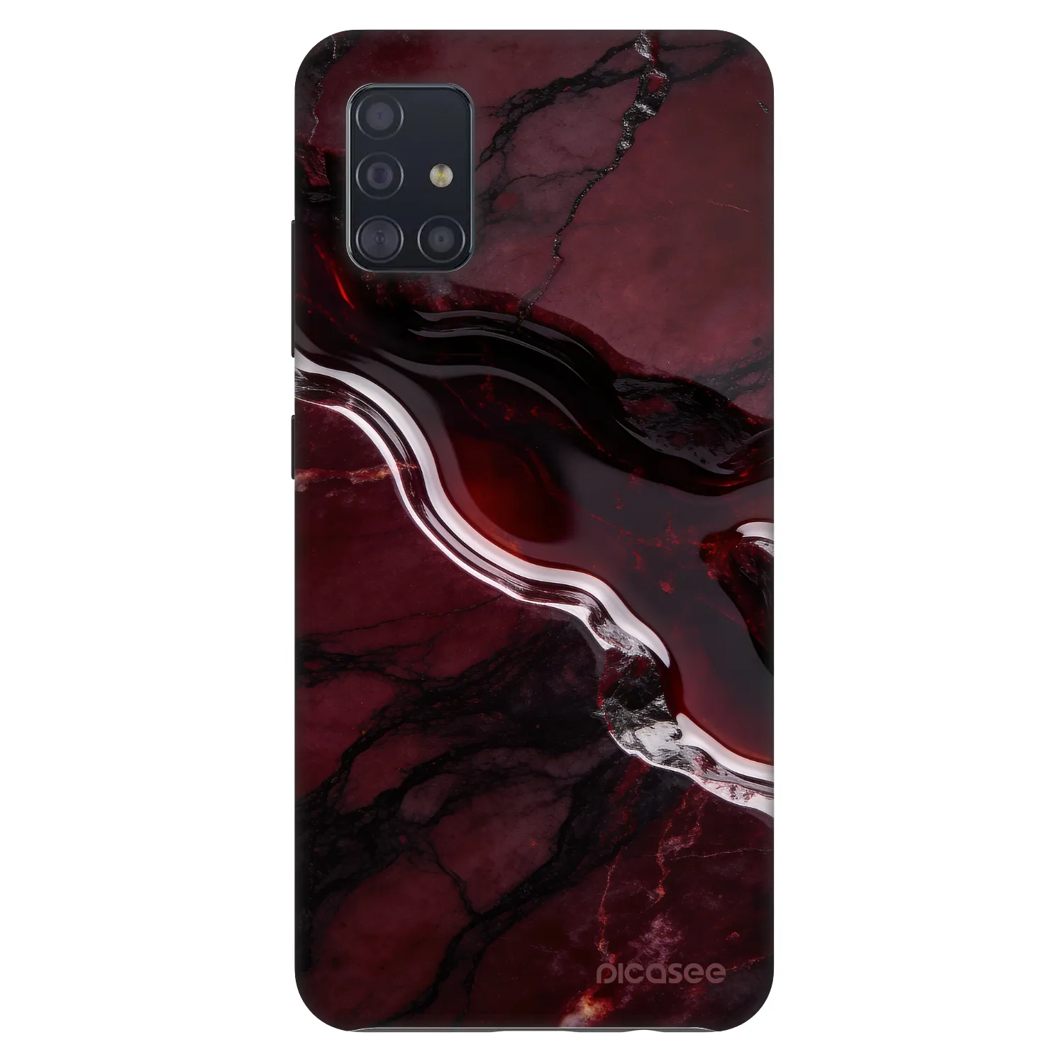 Picasee Fashion Case Samsung Galaxy A51 A515F - Cherry stone