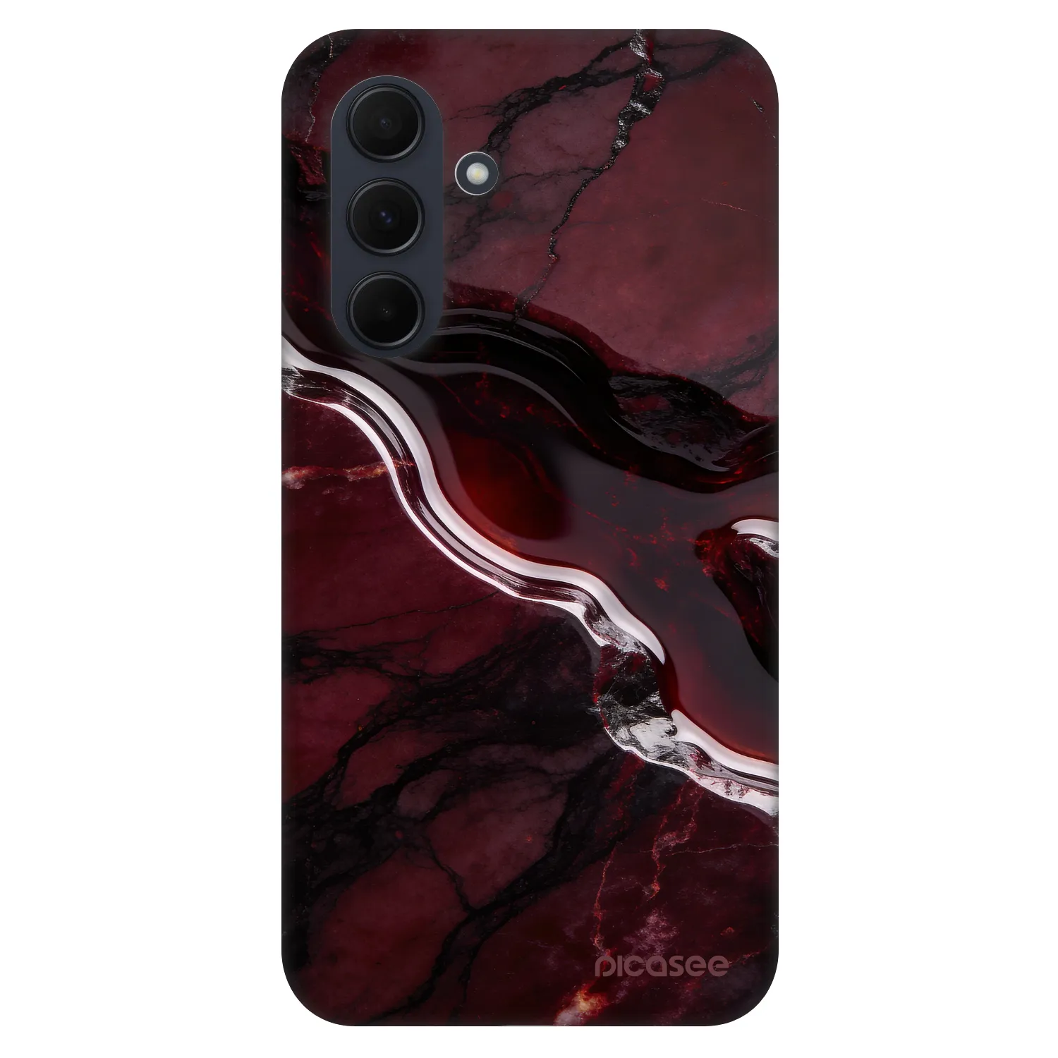 Picasee Fashion Case Samsung Galaxy A35 5G A356B - Cherry stone