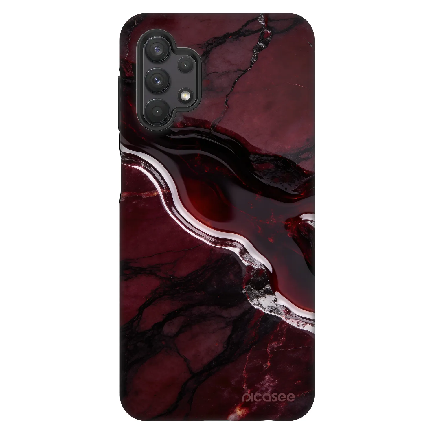 Picasee Fashion Case Samsung Galaxy A32 5G A326B - Cherry stone