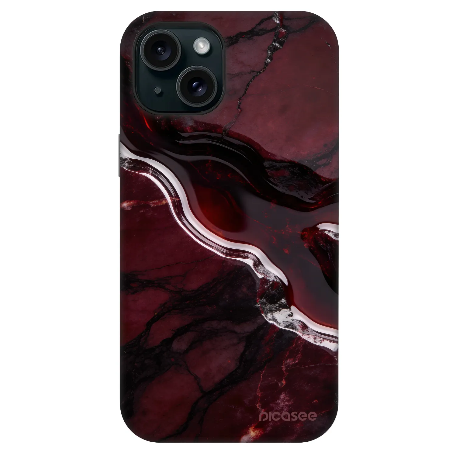 Picasee Fashion Case MagSafe Apple iPhone 13 - Cherry stone