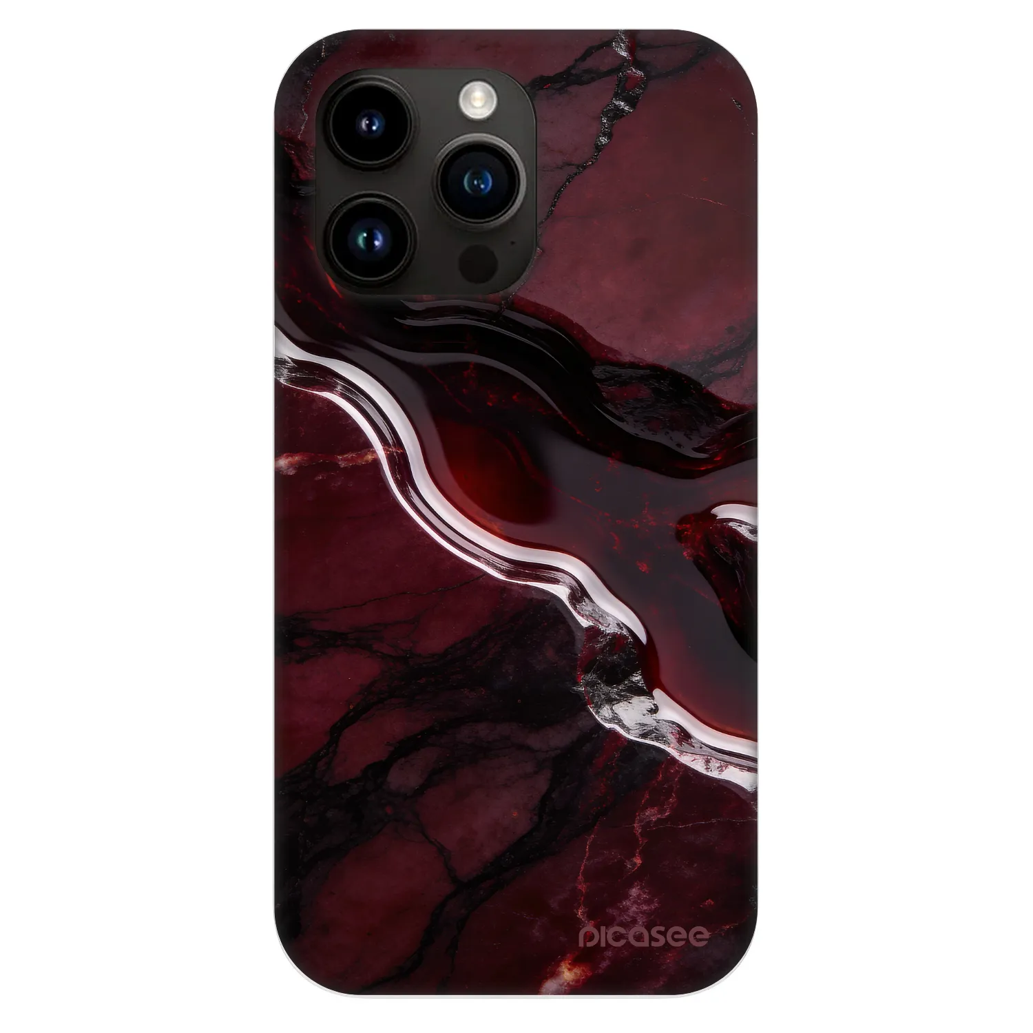 Picasee Fashion Case MagSafe Apple iPhone 13 Pro - Cherry stone