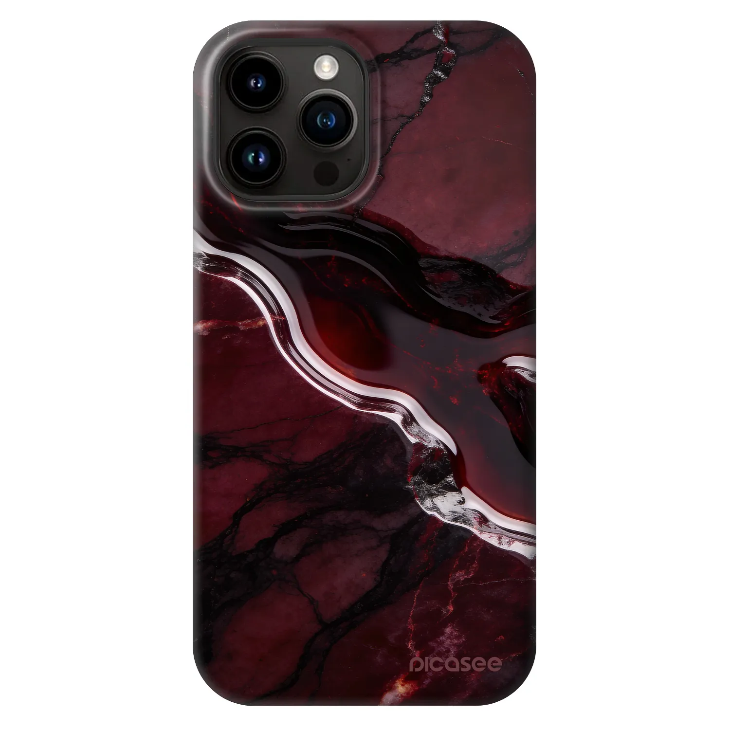 Picasee Fashion Case MagSafe Apple iPhone 13 Pro Max - Cherry stone