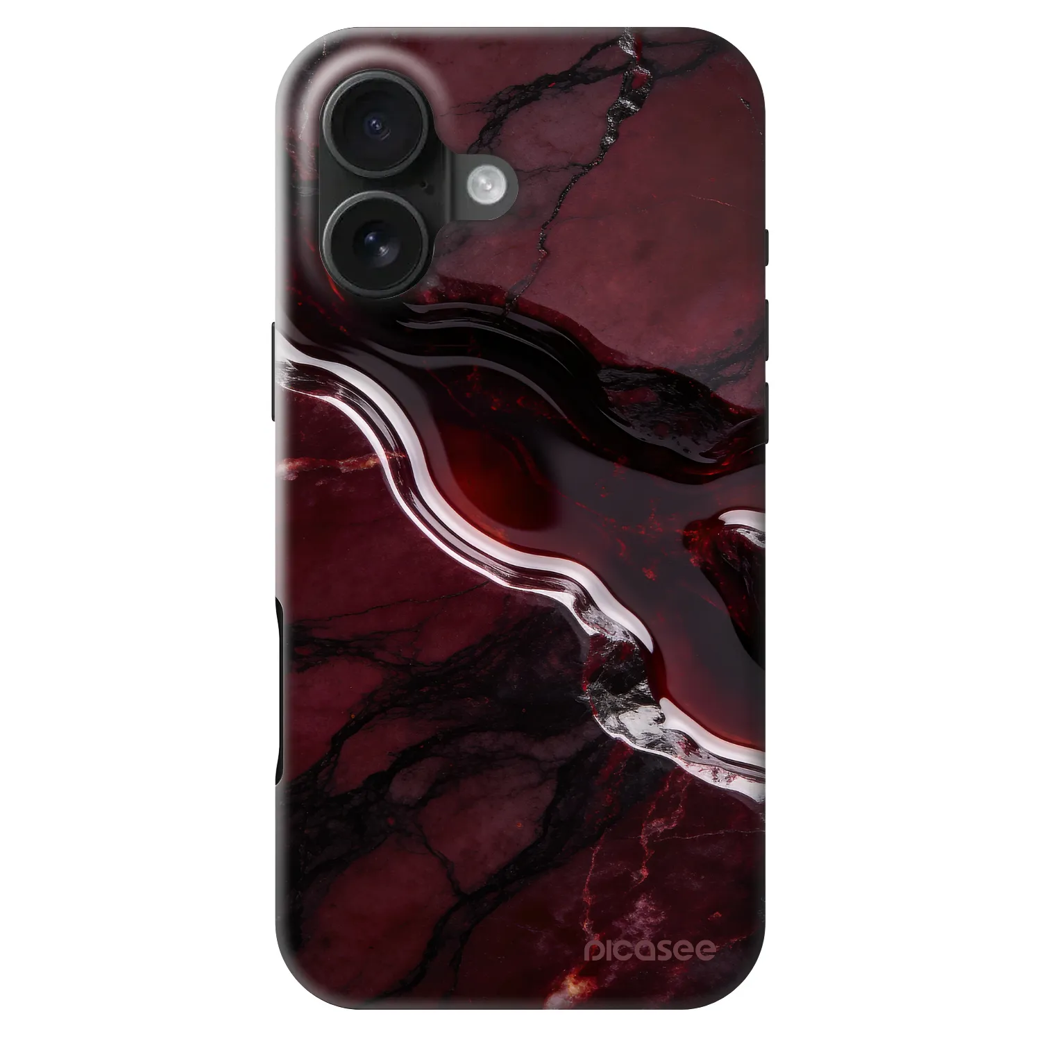 Picasee Fashion Case MagSafe Apple iPhone 16 - Cherry stone