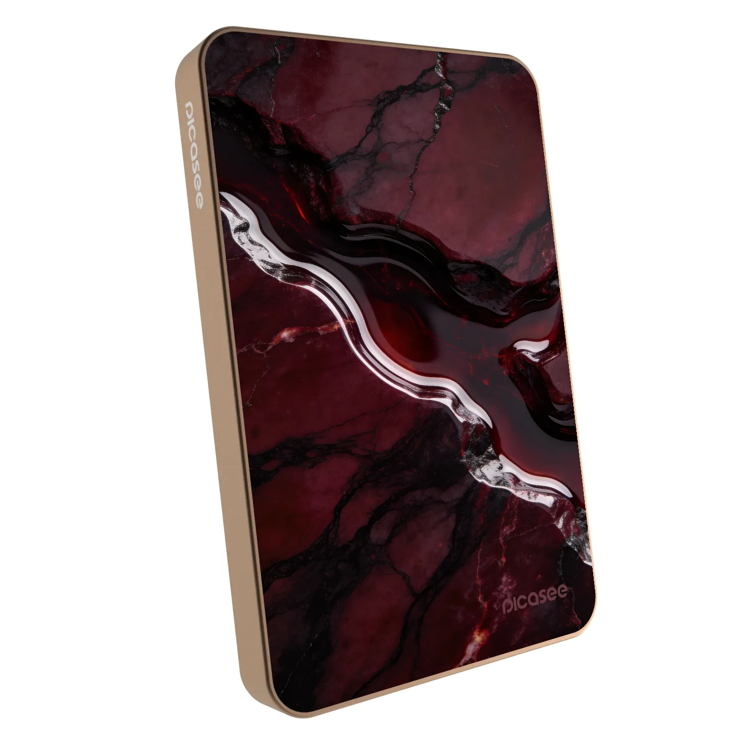 Picasee Powerbank MagSafe 5 000 mAh Aranysárga - Cherry stone