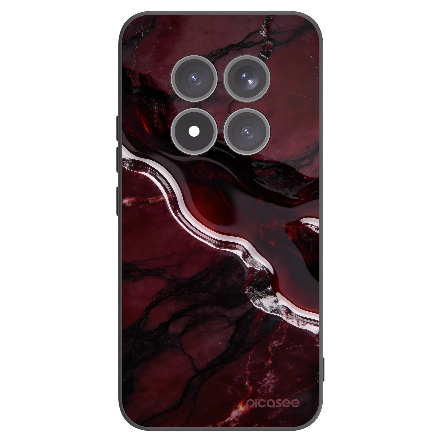 Picasee fekete szilikon tok az alábbi mobiltelefonokra Xiaomi Redmi Note 15 Pro+ - Cherry stone