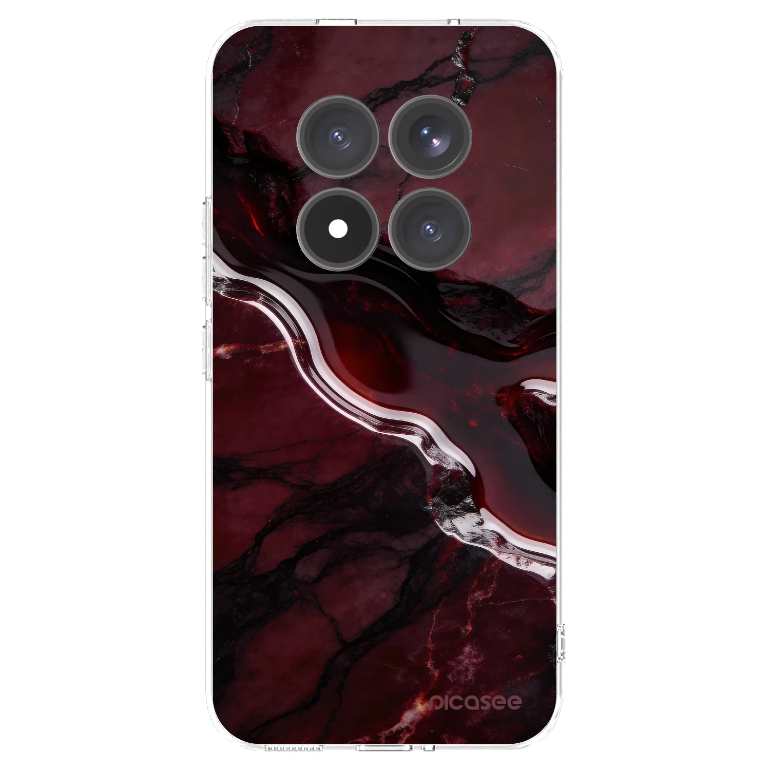 Picasee átlátszó szilikon tok az alábbi mobiltelefonokra Xiaomi Redmi Note 15 Pro+ - Cherry stone