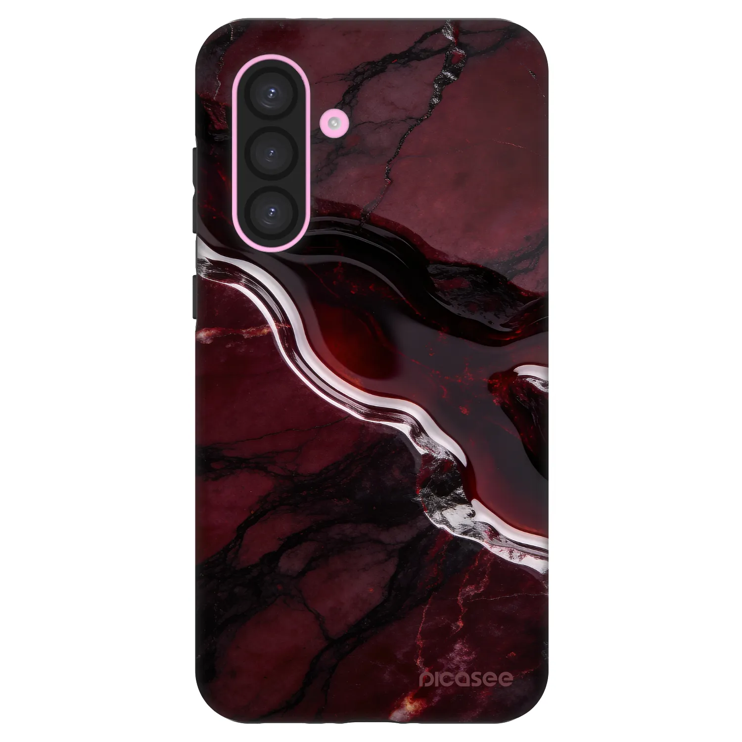 Picasee Fashion Case Samsung Galaxy A56 5G A566B - Cherry stone