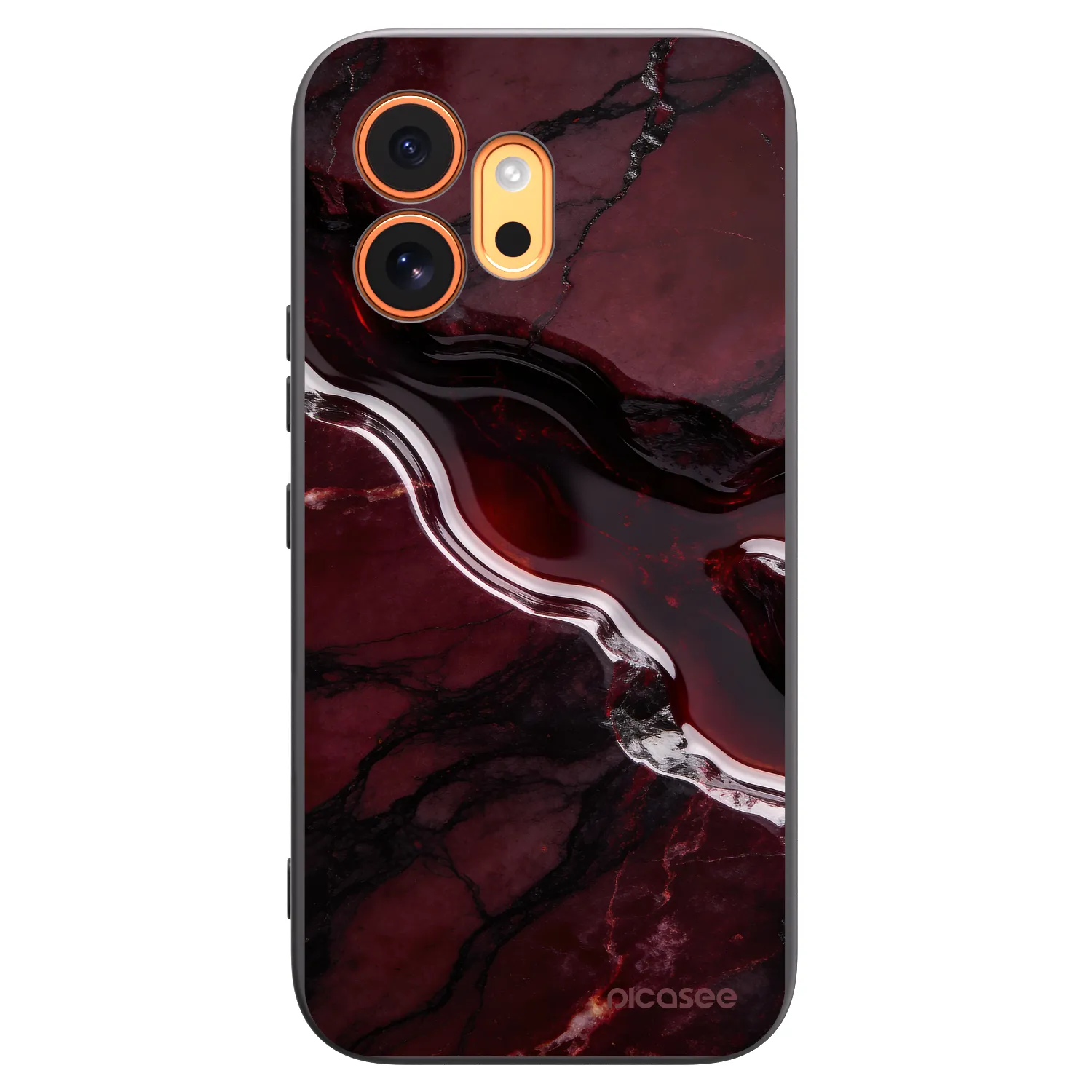 Picasee fekete szilikon tok az alábbi mobiltelefonokra Honor 600 - Cherry stone
