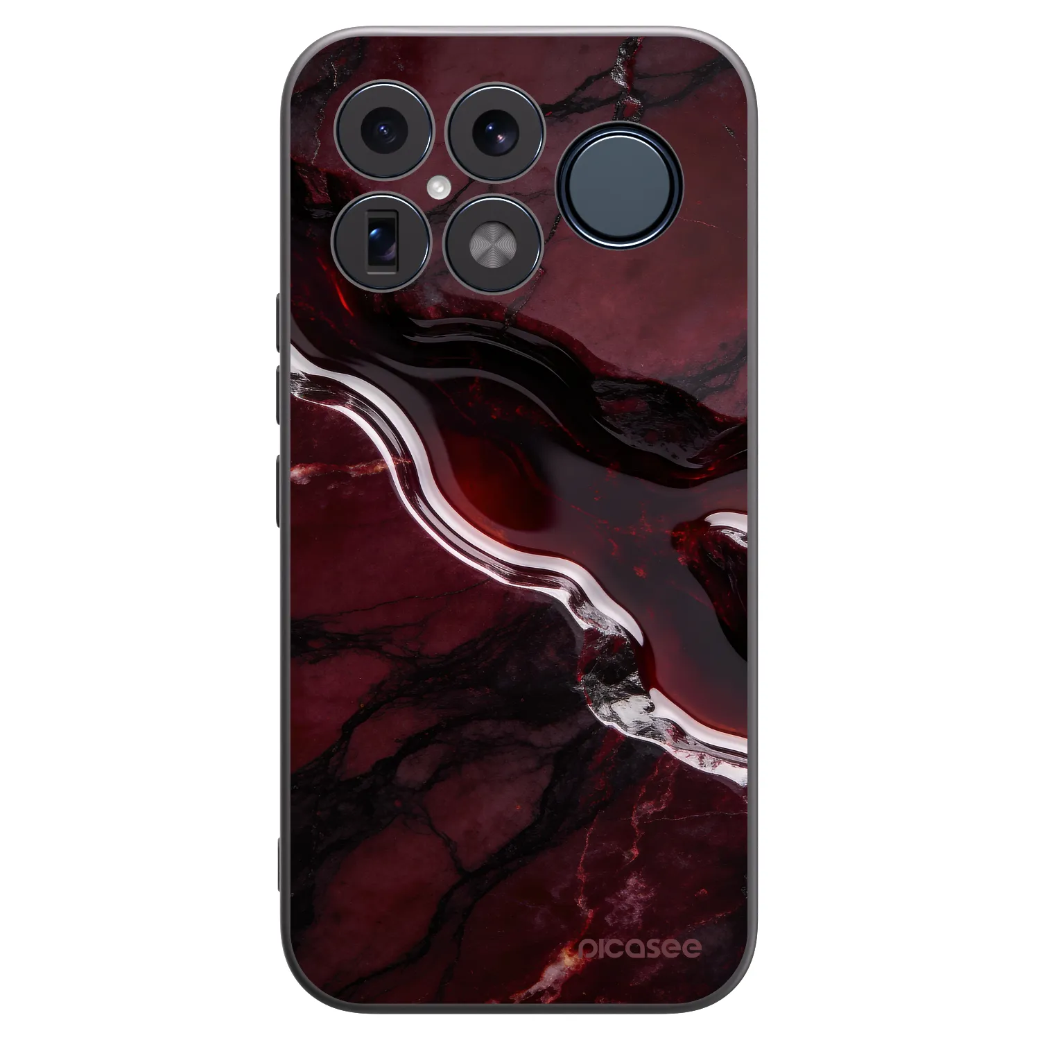 Picasee fekete szilikon tok az alábbi mobiltelefonokra Xiaomi Poco F8 Ultra - Cherry stone