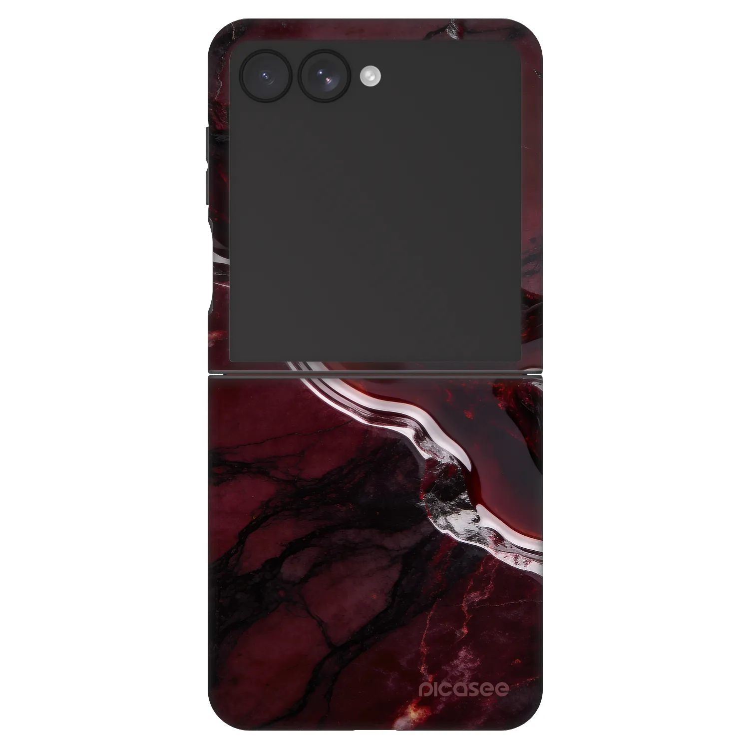 Picasee Fashion Case Samsung Galaxy Z Flip7 5G - Cherry stone