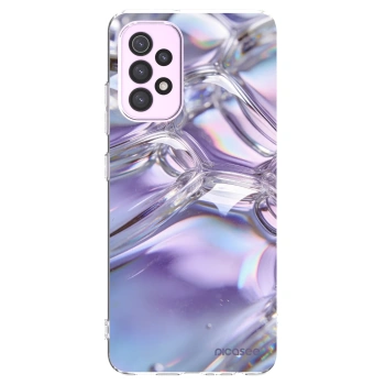 Picasee átlátszó szilikon tok az alábbi mobiltelefonokra Samsung Galaxy A32 5G A326B - Iridescent bubbles