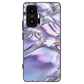 Picasee fekete szilikon tok az alábbi mobiltelefonokra Xiaomi 11T Pro - Iridescent bubbles