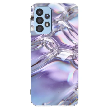Picasee átlátszó szilikon tok az alábbi mobiltelefonokra Samsung Galaxy A23 A235F 4G - Iridescent bubbles