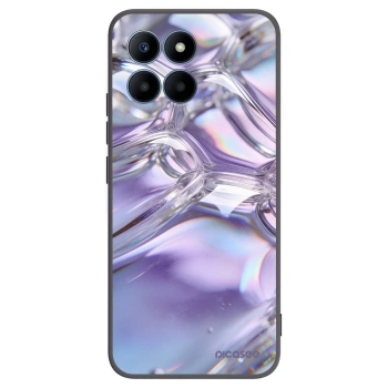 Picasee fekete szilikon tok az alábbi mobiltelefonokra Honor 70 Lite - Iridescent bubbles