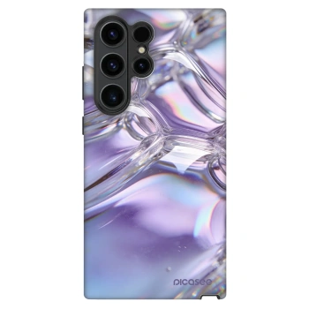Picasee Fashion Case Samsung Galaxy S22 Ultra 5G - Iridescent bubbles