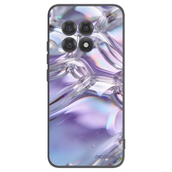 Picasee fekete szilikon tok az alábbi mobiltelefonokra OnePlus 13R 5G - Iridescent bubbles