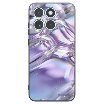 Picasee fekete szilikon tok az alábbi mobiltelefonokra Motorola Edge 70 Fusion - Iridescent bubbles