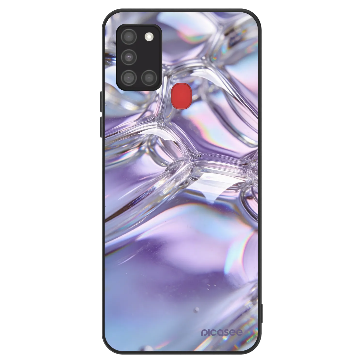 Picasee ULTIMATE CASE Samsung Galaxy A21s - készülékre - Iridescent bubbles