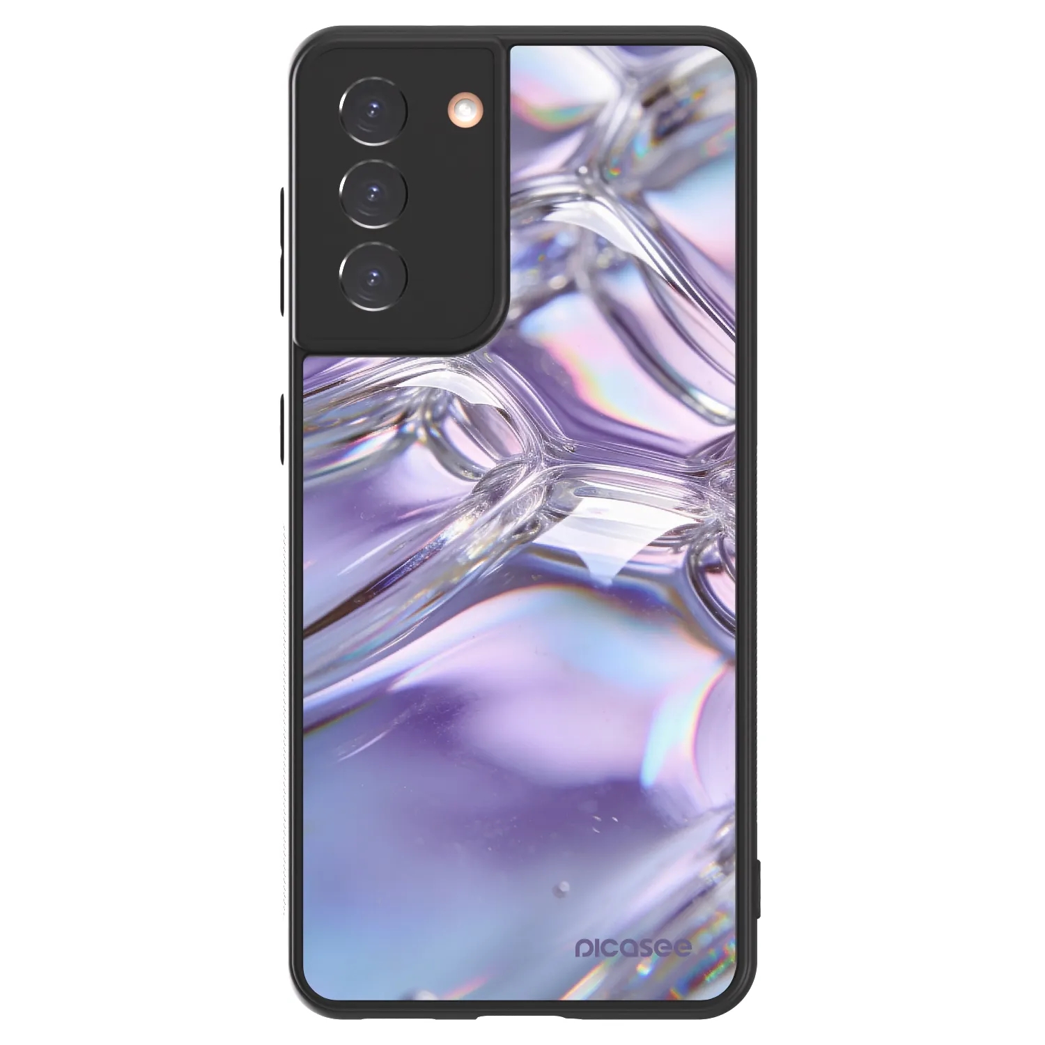 Picasee ULTIMATE CASE Samsung Galaxy S21 5G G991B - készülékre - Iridescent bubbles
