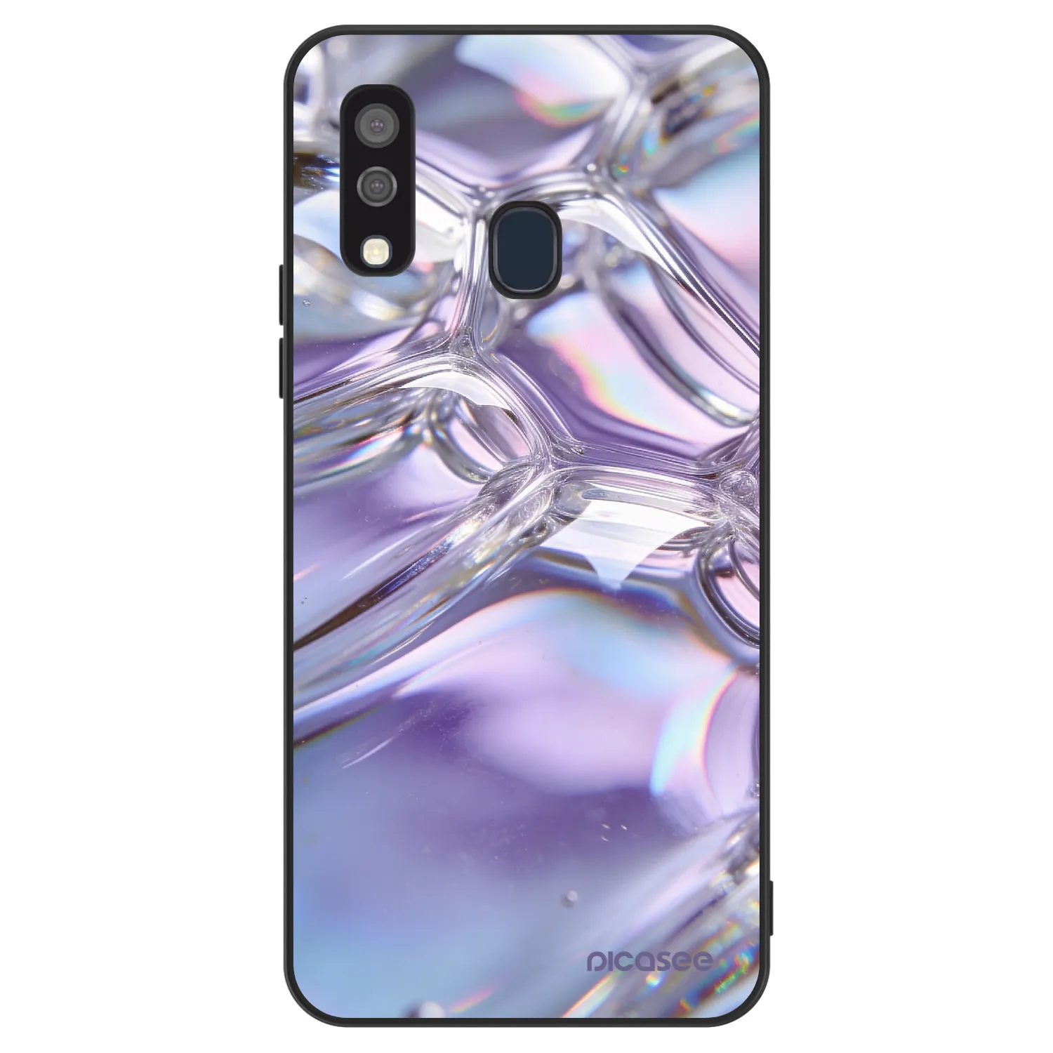 Picasee ULTIMATE CASE Samsung Galaxy A40 A405F - készülékre - Iridescent bubbles