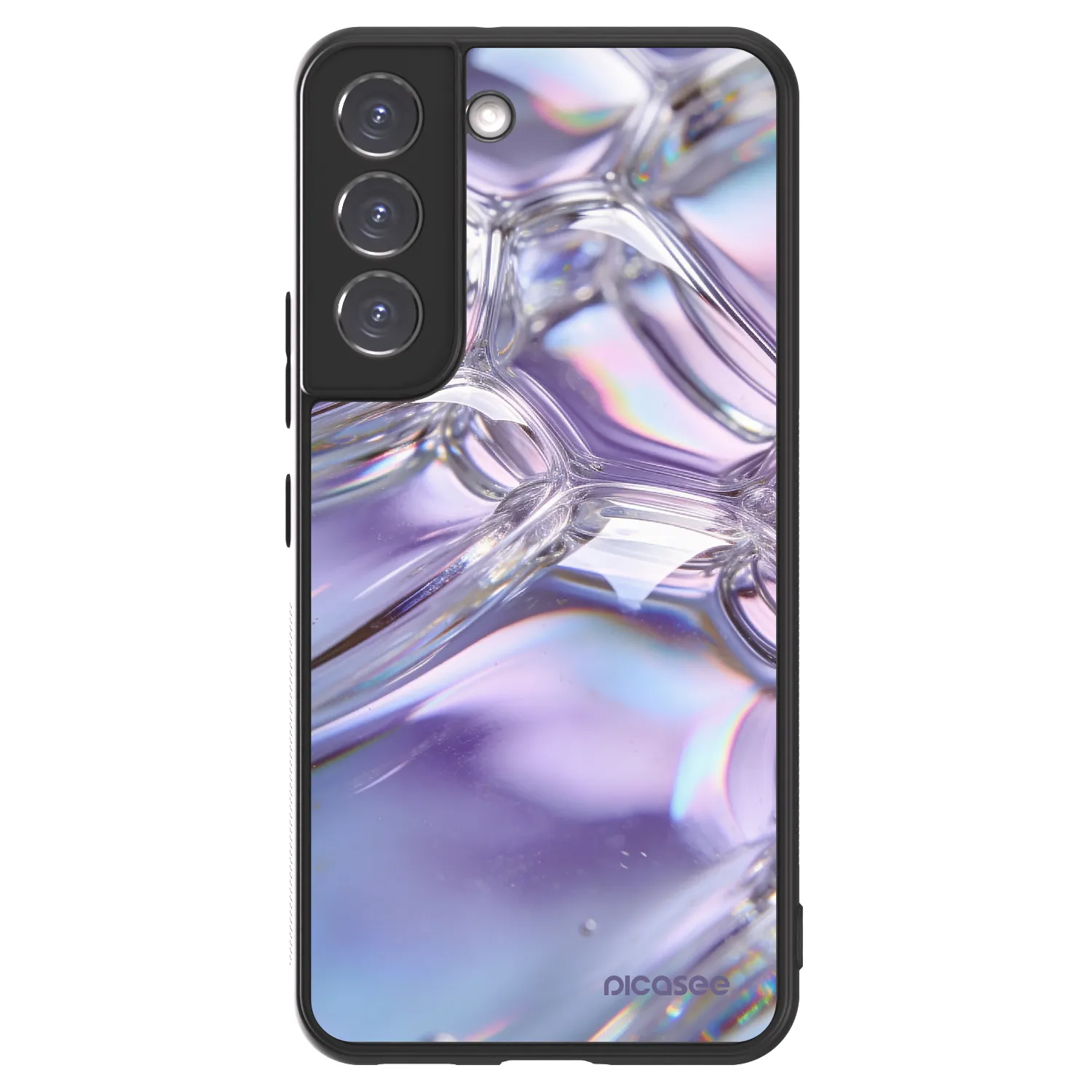 Picasee ULTIMATE CASE Samsung Galaxy S22 5G - készülékre - Iridescent bubbles