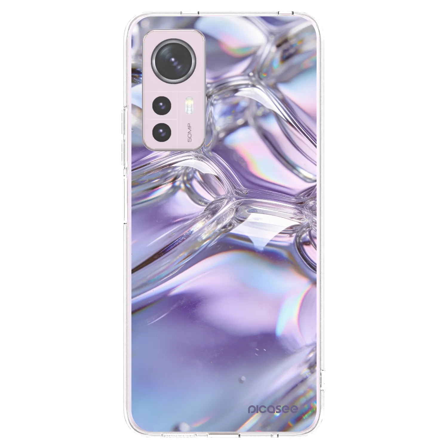 Picasee átlátszó szilikon tok az alábbi mobiltelefonokra Xiaomi 12 - Iridescent bubbles