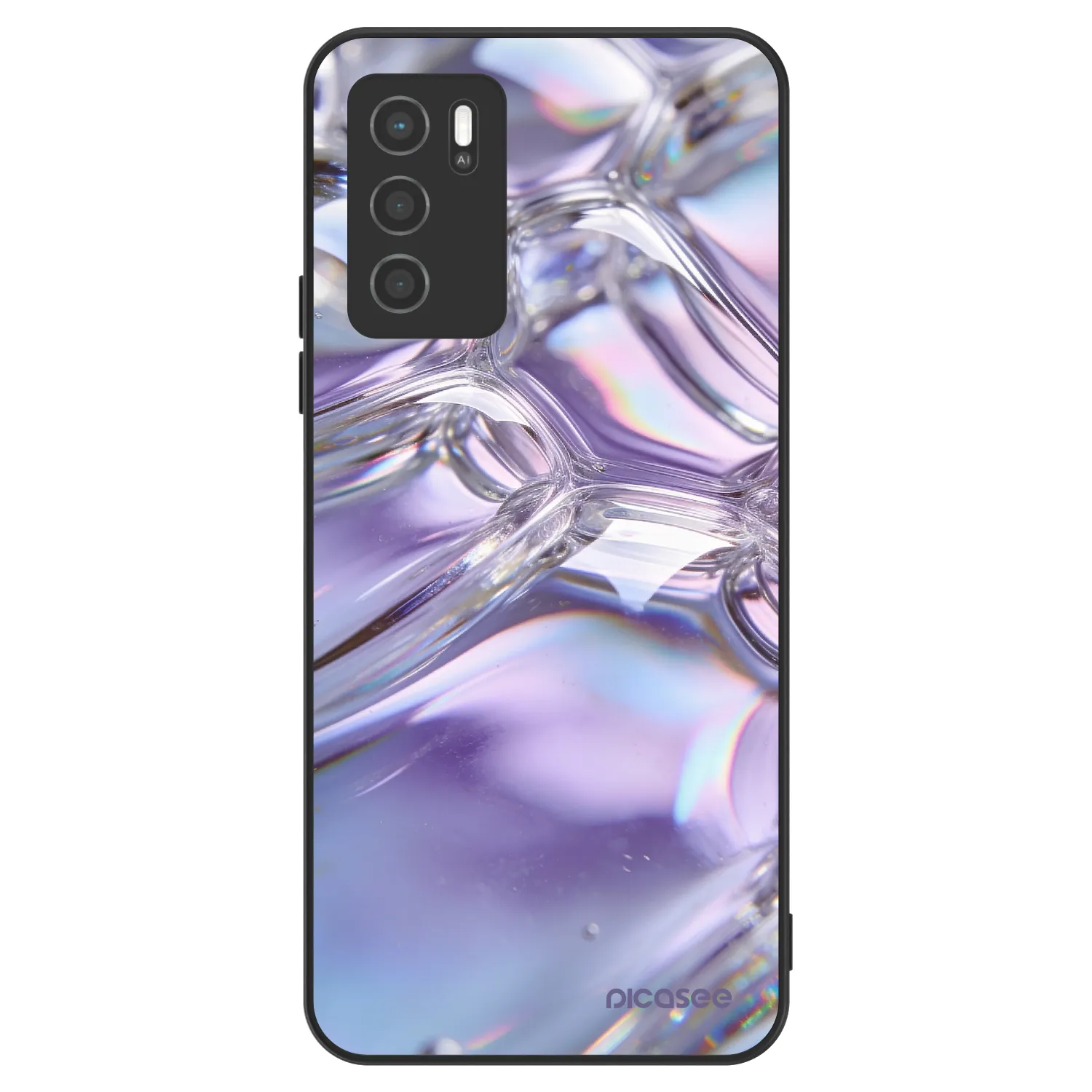 Picasee ULTIMATE CASE OPPO A16 - készülékre - Iridescent bubbles