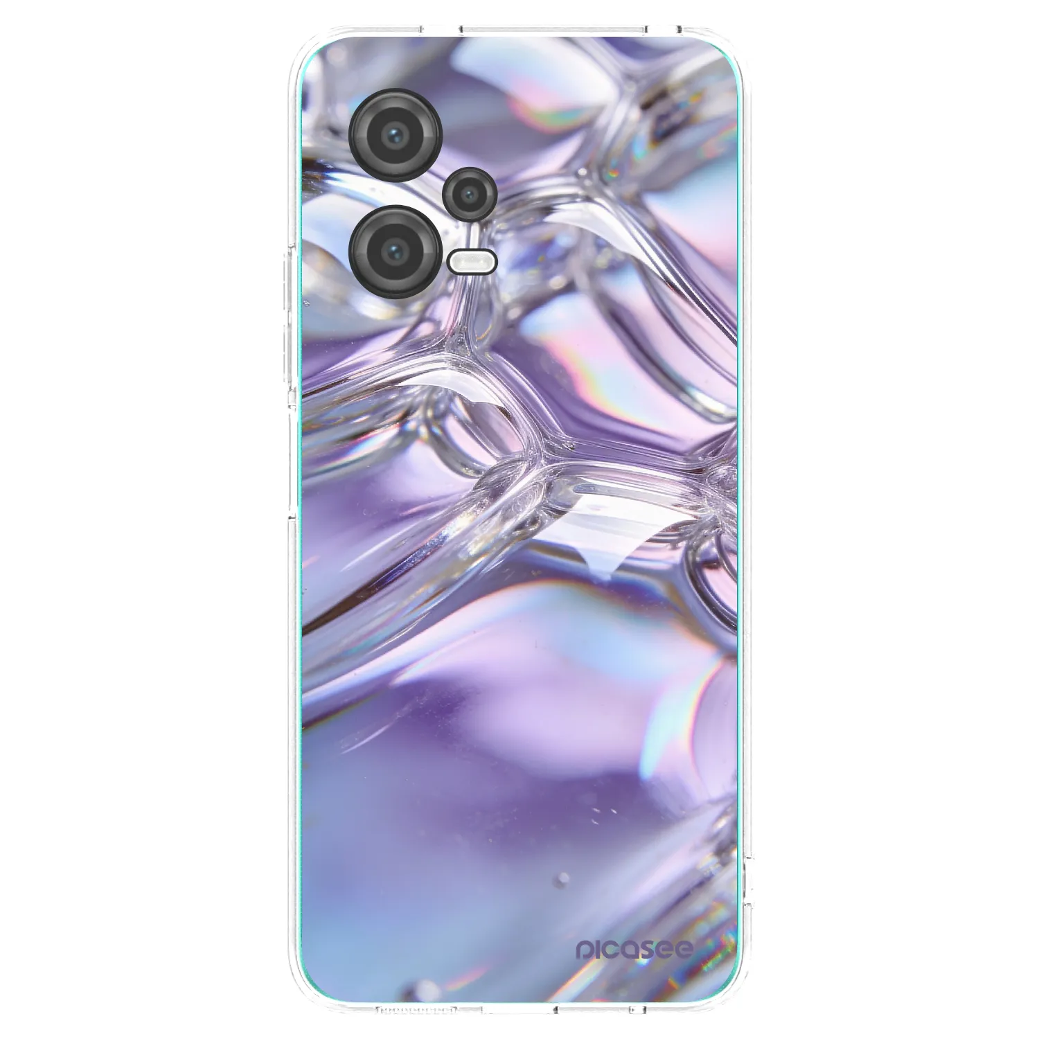 Picasee átlátszó szilikon tok az alábbi mobiltelefonokra Xiaomi Poco X5 - Iridescent bubbles