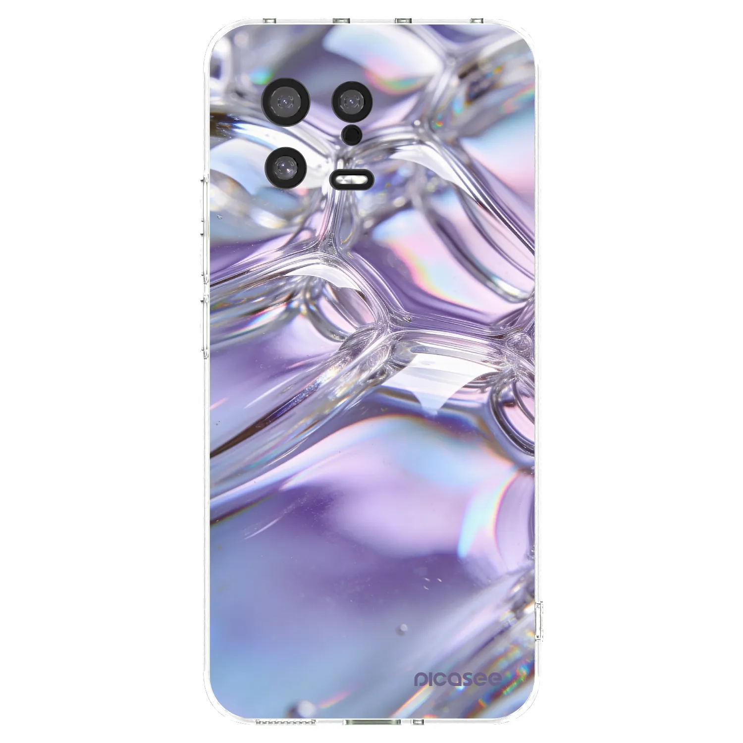 Picasee átlátszó szilikon tok az alábbi mobiltelefonokra Xiaomi 13 - Iridescent bubbles