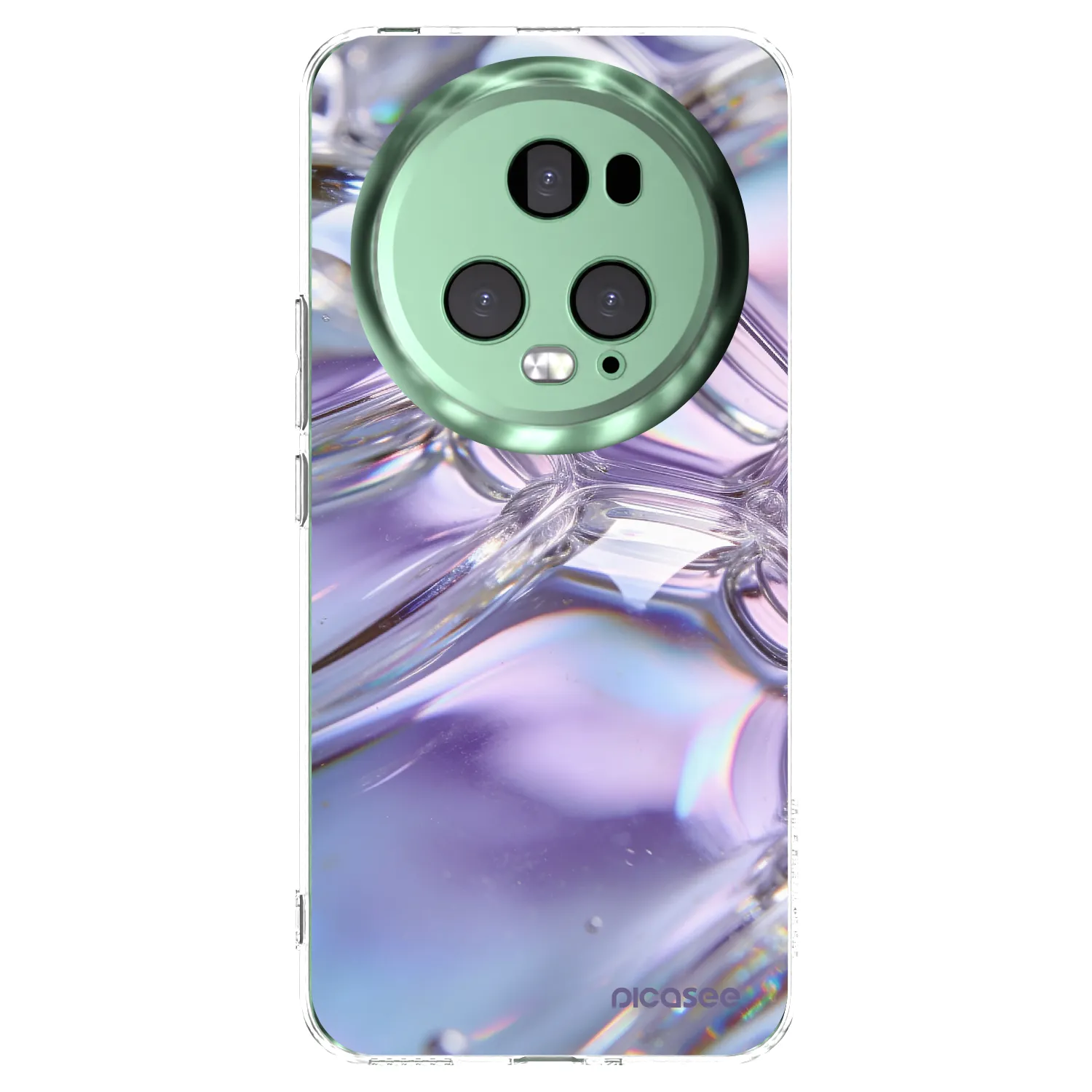 Picasee átlátszó szilikon tok az alábbi mobiltelefonokra Honor Magic5 Pro - Iridescent bubbles