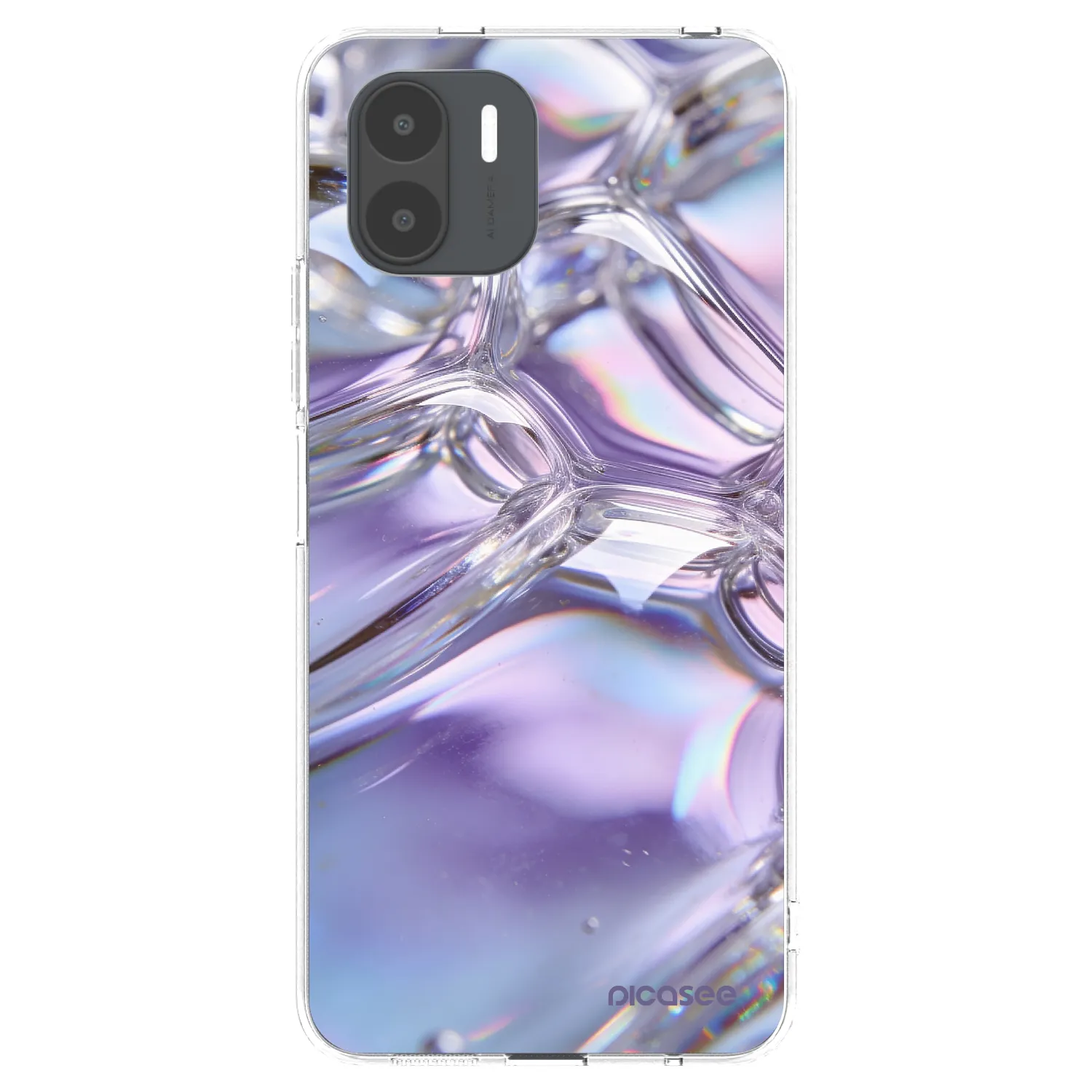 Picasee átlátszó szilikon tok az alábbi mobiltelefonokra Xiaomi Redmi A2 - Iridescent bubbles