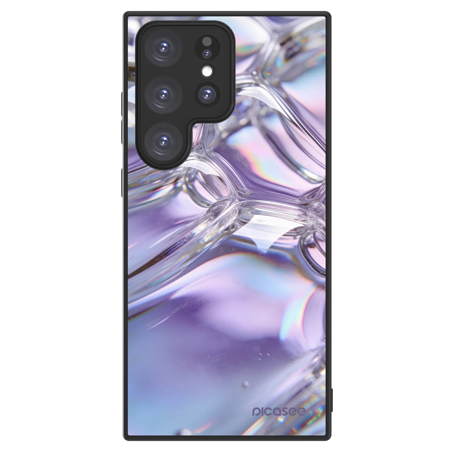 Picasee ULTIMATE CASE PowerShare Samsung Galaxy S23 Ultra 5G - készülékre - Iridescent bubbles