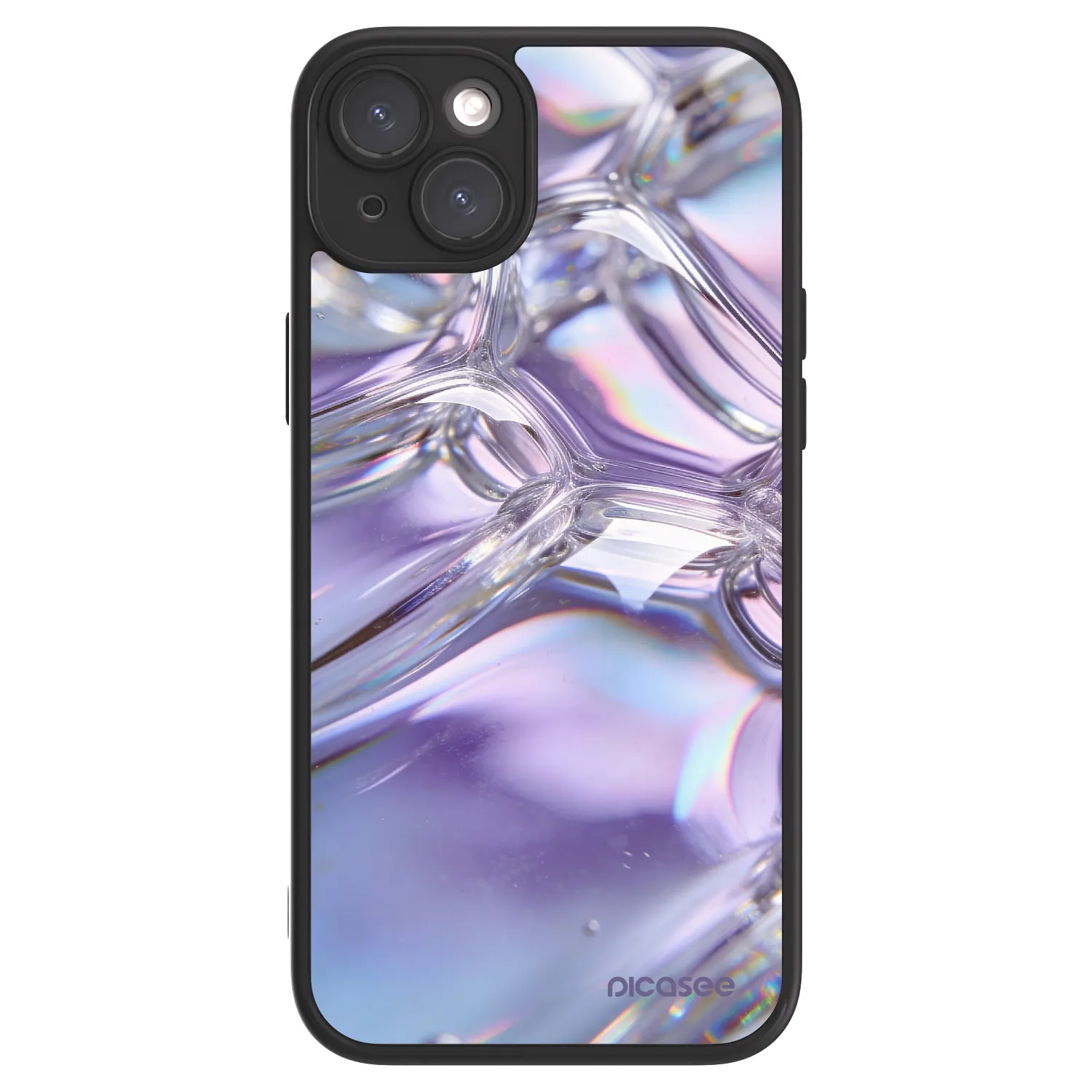Picasee ULTIMATE CASE MagSafe Apple iPhone 15 Plus - készülékre - Iridescent bubbles