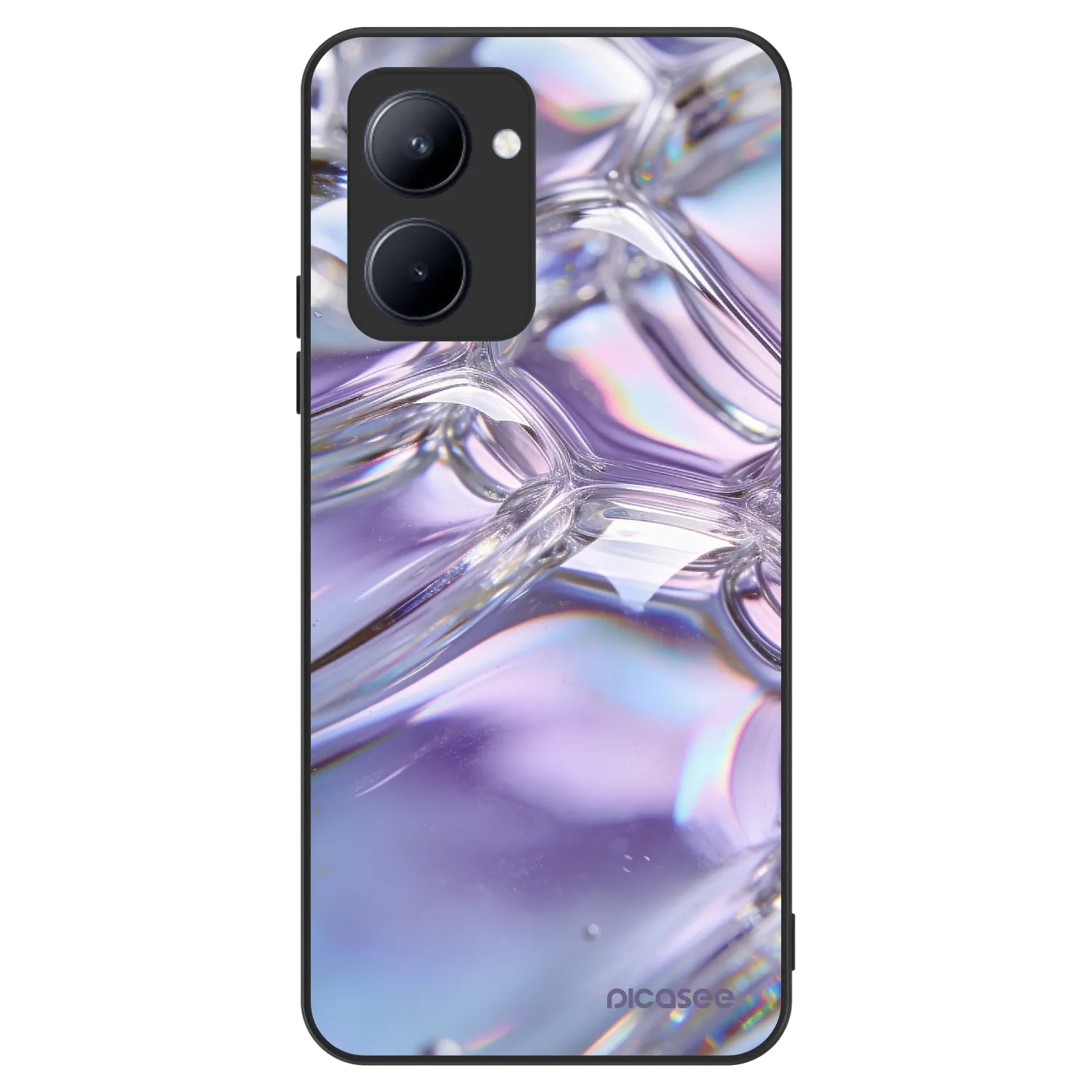 Picasee ULTIMATE CASE Realme C33 (2023) - készülékre - Iridescent bubbles