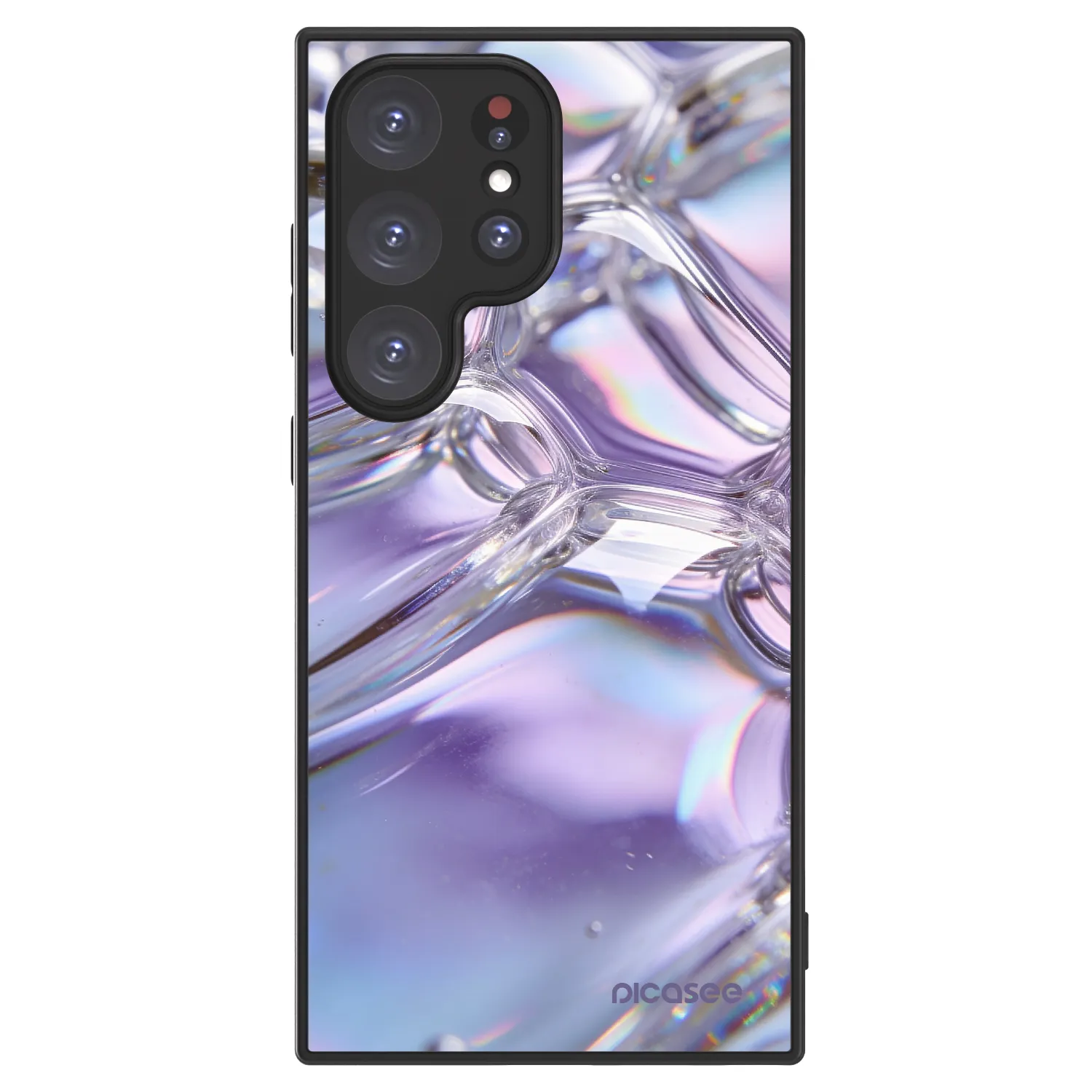 Picasee ULTIMATE CASE Samsung Galaxy S24 Ultra S928B 5G - készülékre - Iridescent bubbles