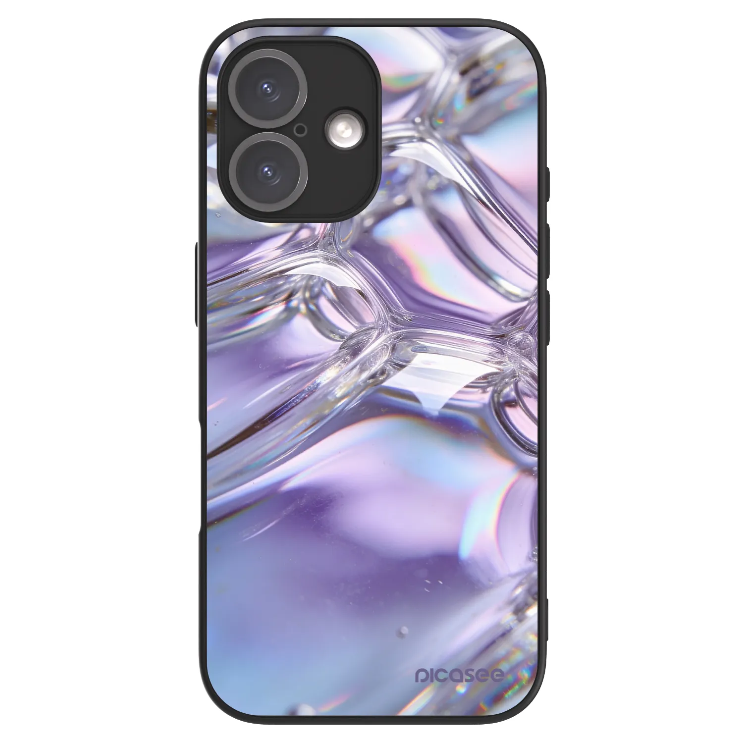 Picasee ULTIMATE CASE MagSafe Apple iPhone 16 - készülékre - Iridescent bubbles