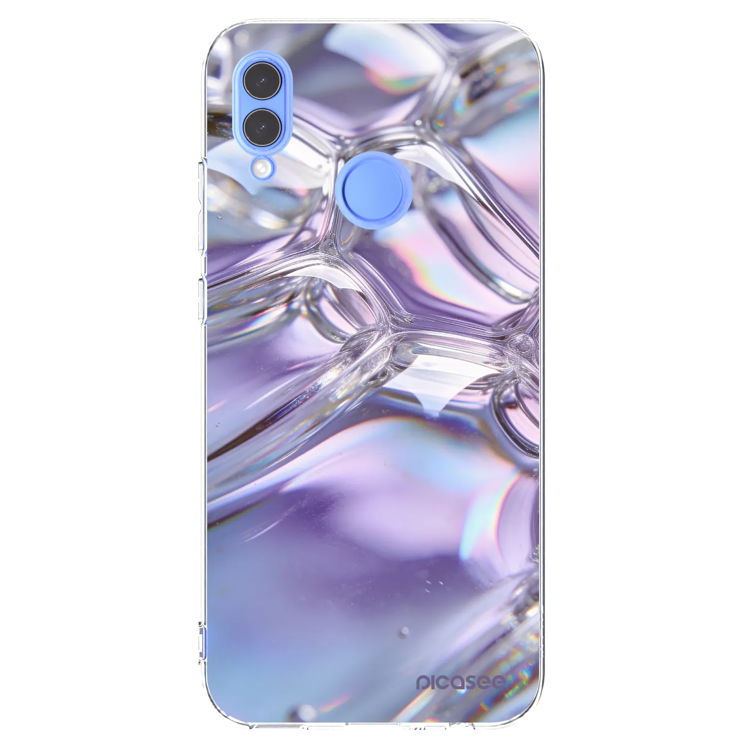 Picasee átlátszó szilikon tok az alábbi mobiltelefonokra Honor 10 Lite - Iridescent bubbles