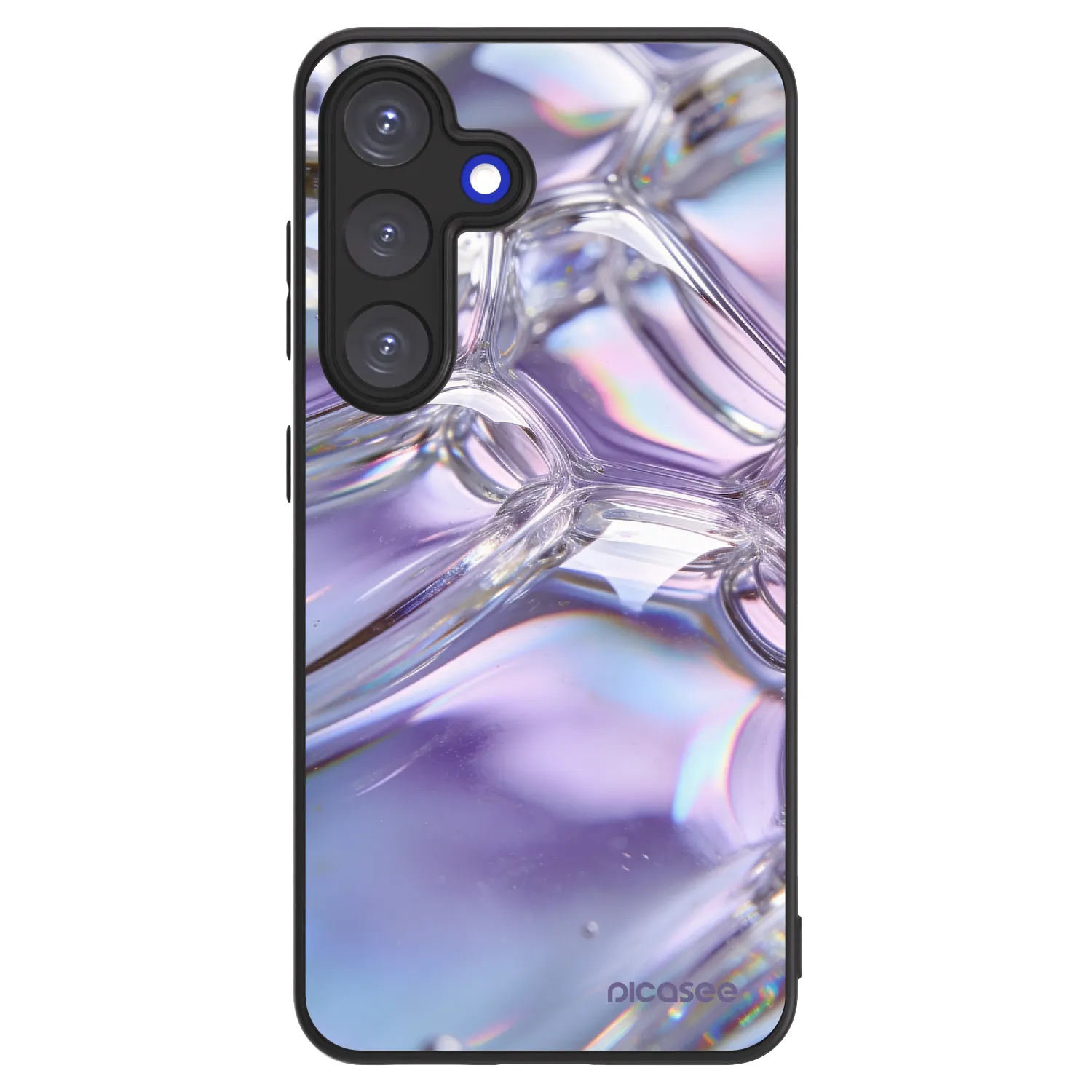 Picasee ULTIMATE CASE PowerShare Samsung Galaxy S25 5G - készülékre - Iridescent bubbles