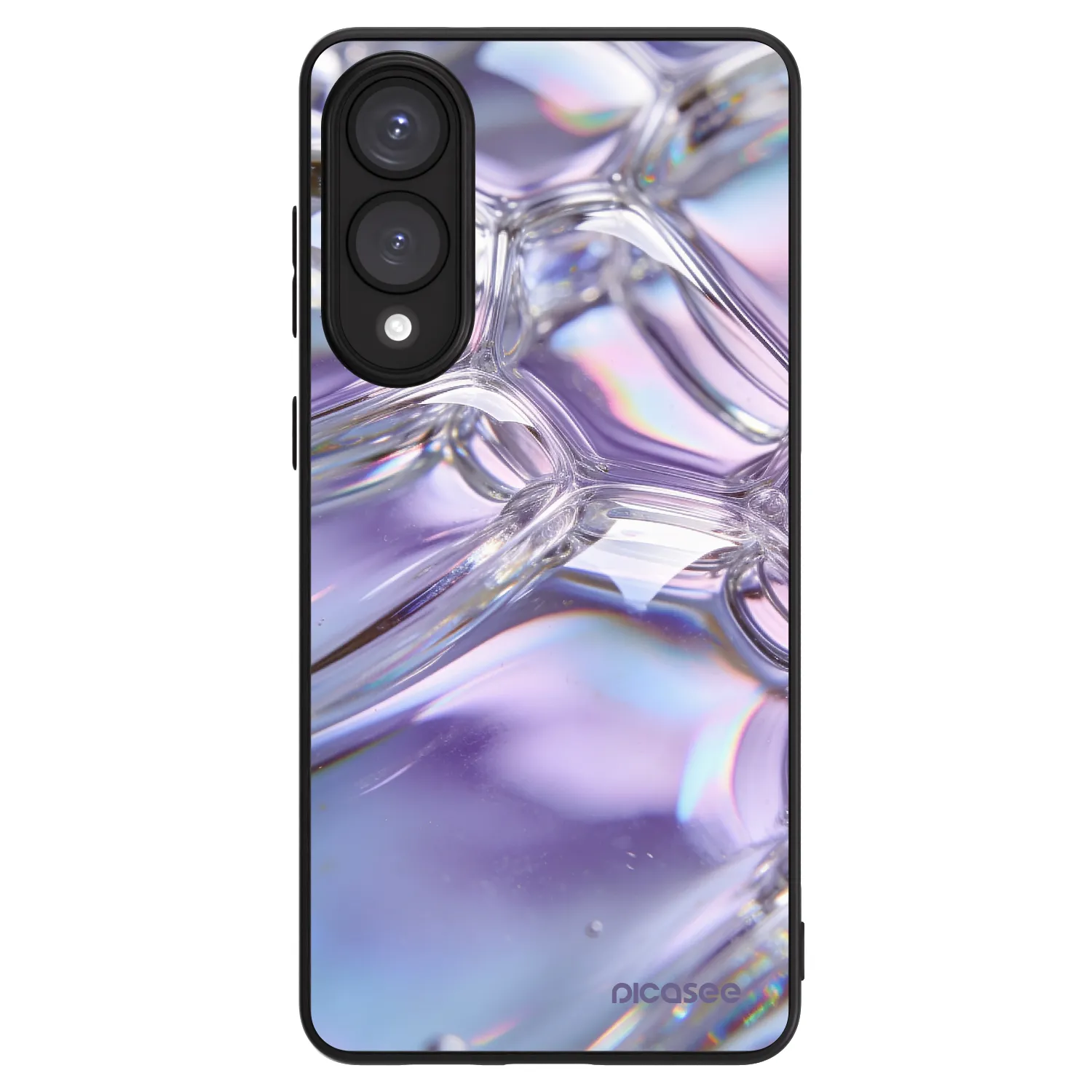 Picasee ULTIMATE CASE PowerShare Samsung Galaxy S25 Edge 5G - készülékre - Iridescent bubbles