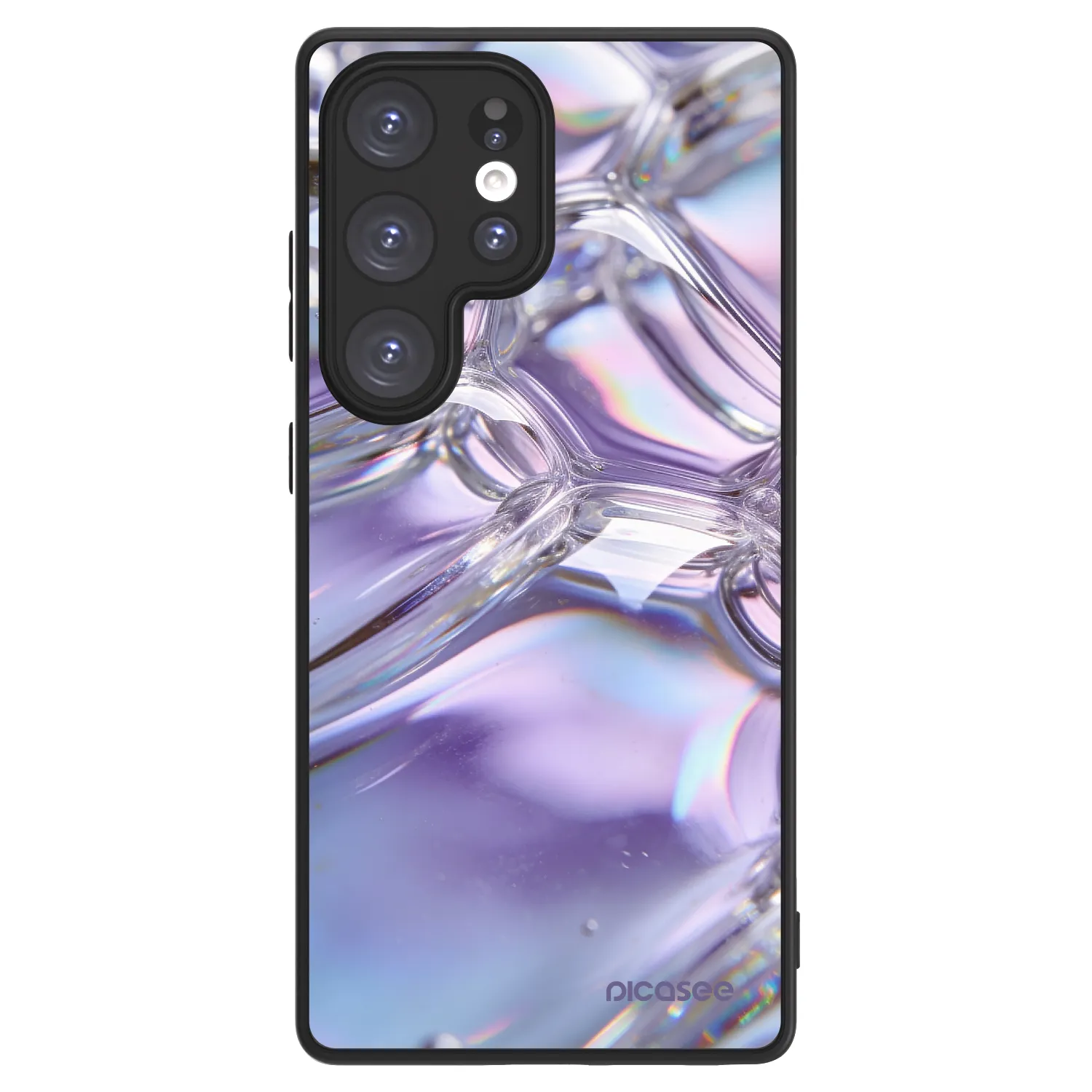 Picasee ULTIMATE CASE PowerShare Samsung Galaxy S25 Ultra 5G - készülékre - Iridescent bubbles