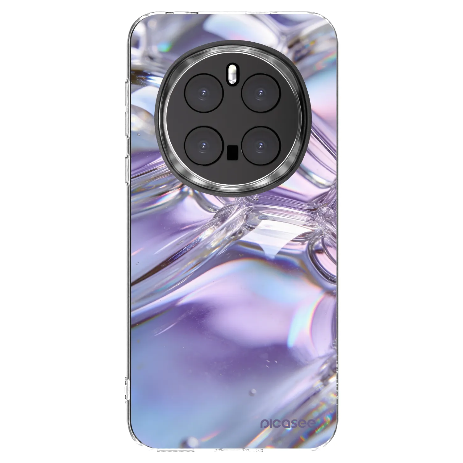Picasee átlátszó szilikon tok az alábbi mobiltelefonokra Honor Magic7 Pro 5G - Iridescent bubbles