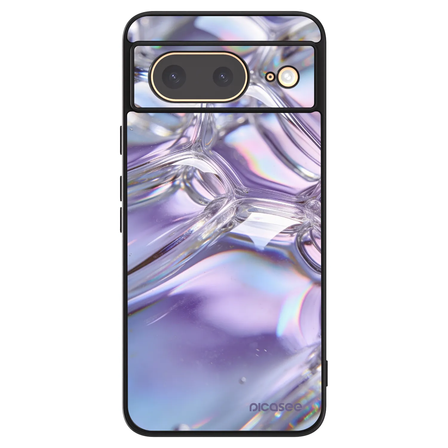 Picasee ULTIMATE CASE Google Pixel 8 - készülékre - Iridescent bubbles