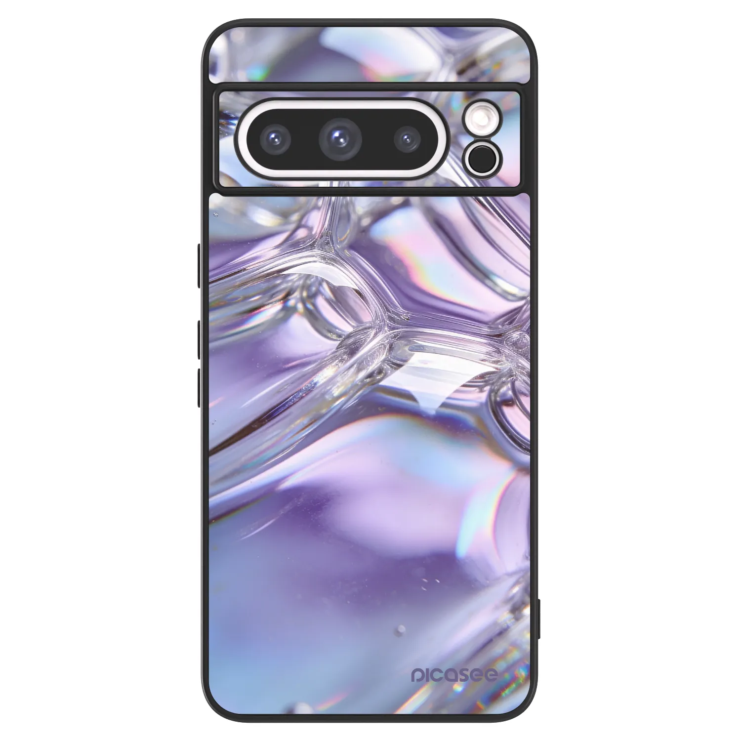 Picasee ULTIMATE CASE Google Pixel 8 Pro - készülékre - Iridescent bubbles